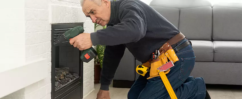 New Indoor Fireplace Installation in Parkville, Maryland