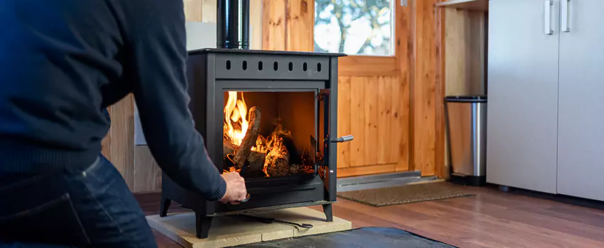 Open Hearth Wood Fireplace Installation in Parkville, MD