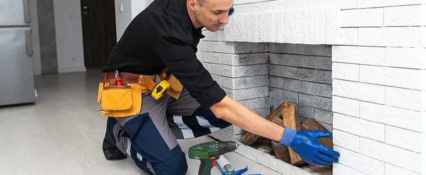 Fireplace Damaged Damper Frame Repair Services in Parkville, Maryland