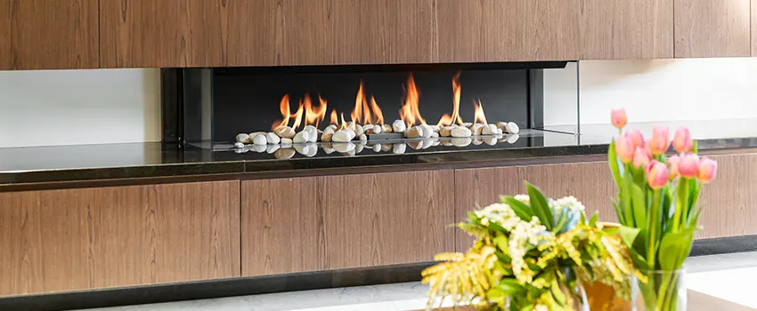 Double-height Fireplace Design Refurbishment in Parkville, Maryland